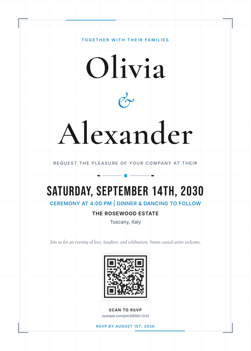 Concrete Jungle invitation template